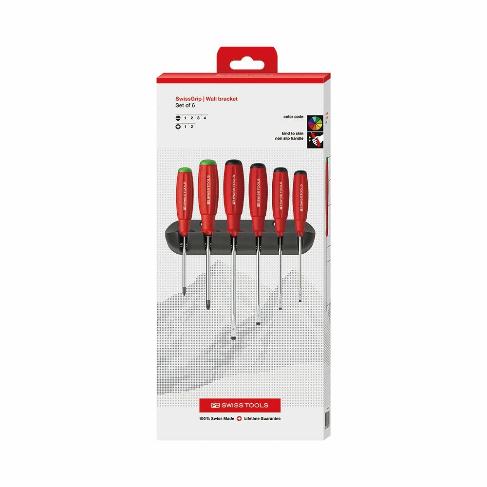 PB SWISS TOOLS スイスグリップ ドライバーセット ホルダー付 8243