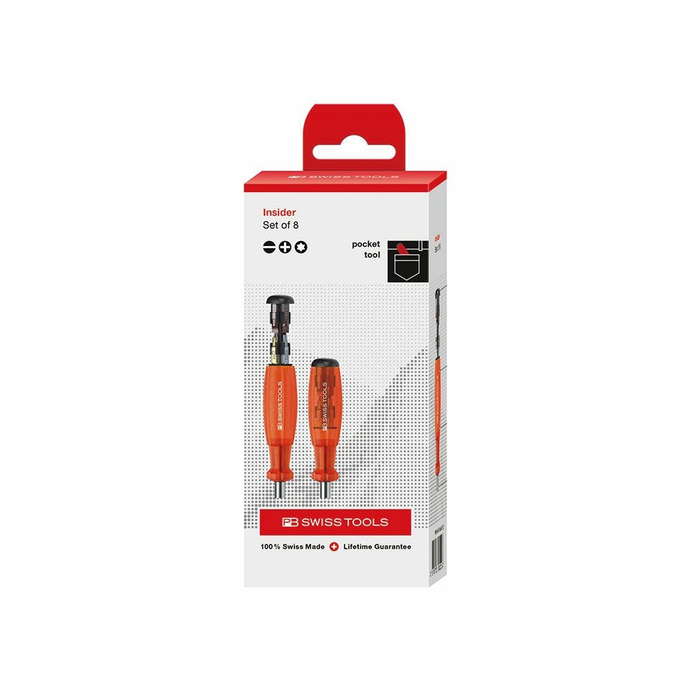 PB SWISS TOOLS インサイダー ビット差替ドライバー BOX 6464.REDCBB