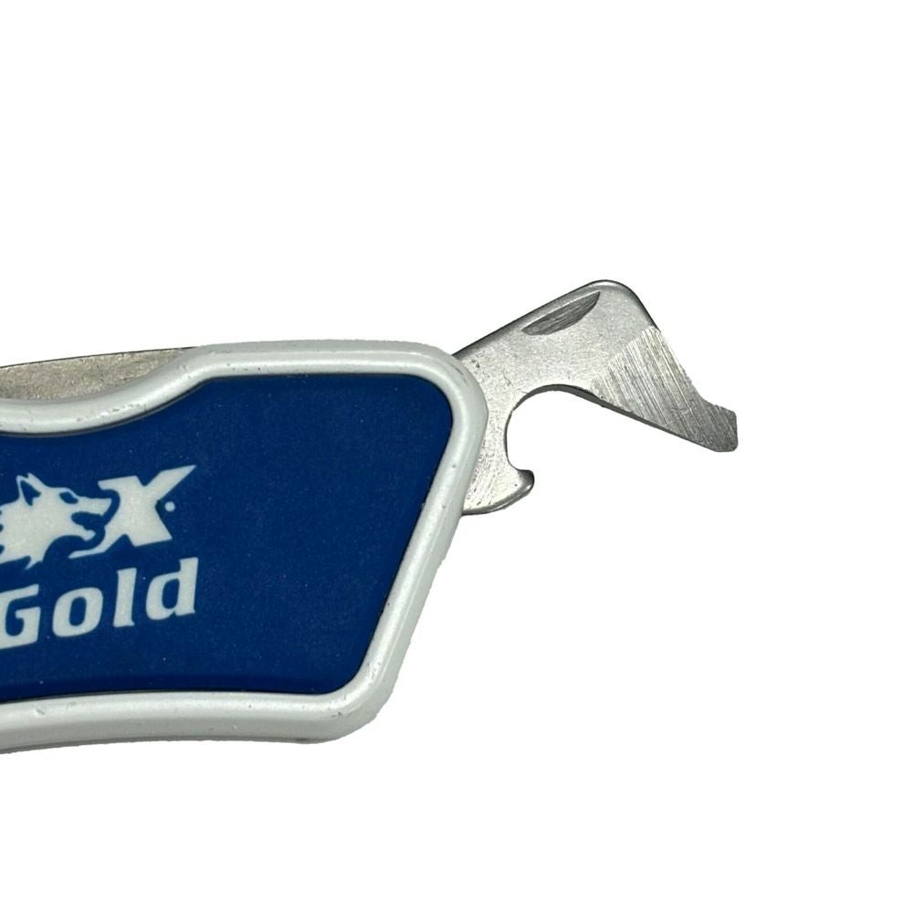 マイナスドライバー、ボトルオープナー、バリ取り、配線カッターなど、多機能性も抜群。腰に1本差しておけば、さまざまな作業に頼れるユーティリティーナイフです。