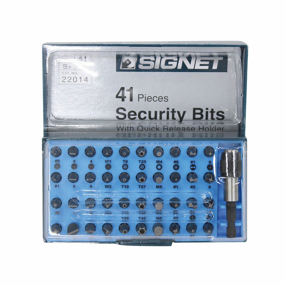 SIGNET 41PCS クイックリリースビットセット 22014 | WORLD IMPORT TOOLS