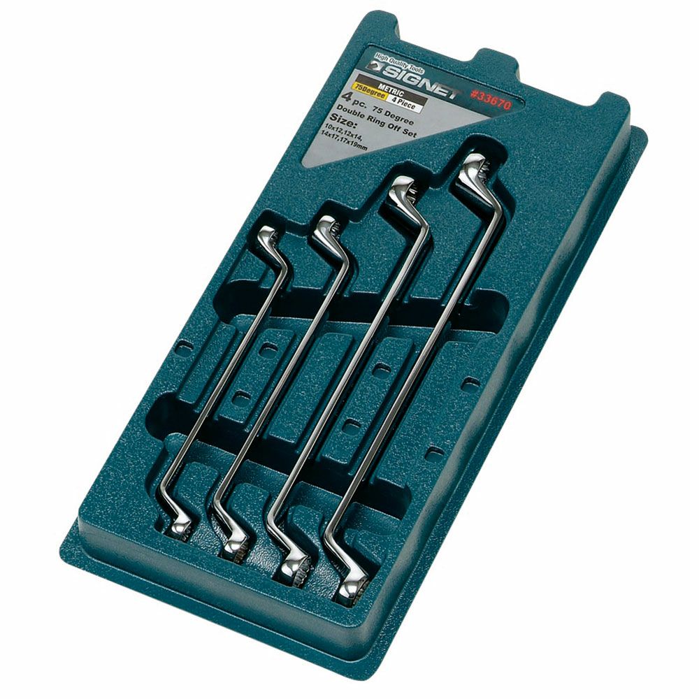 SIGNET 4PC 75ﾟ メガネレンチセット 33670 | WORLD IMPORT TOOLS