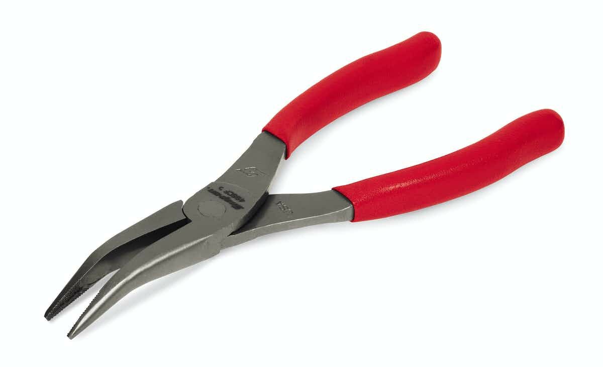 SNAP-ON 7インチ 35°ベントニードルプライヤー 496CF | WORLD IMPORT TOOLS