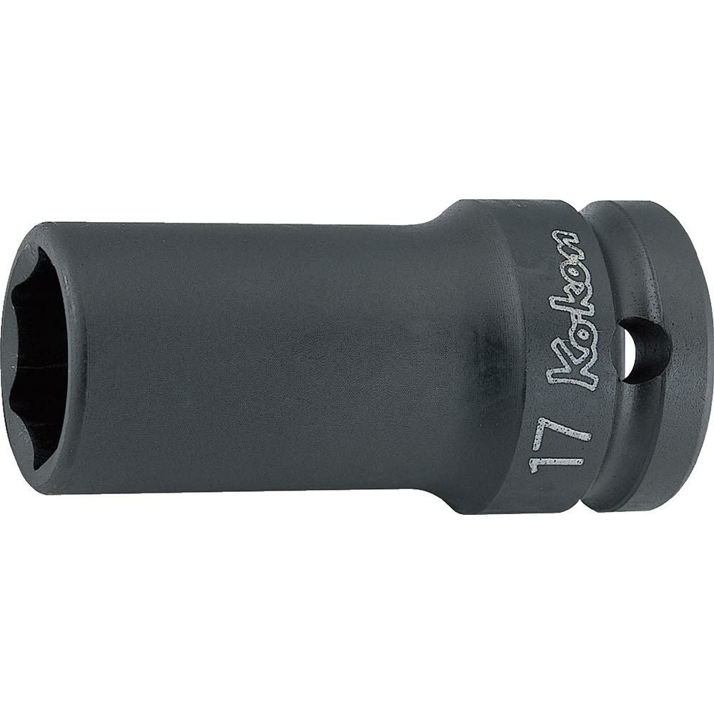 Ko-様 Ko-ken 1/2(12.7mm)SQ. インパクト6角セミディープソケット(薄肉) 8mm