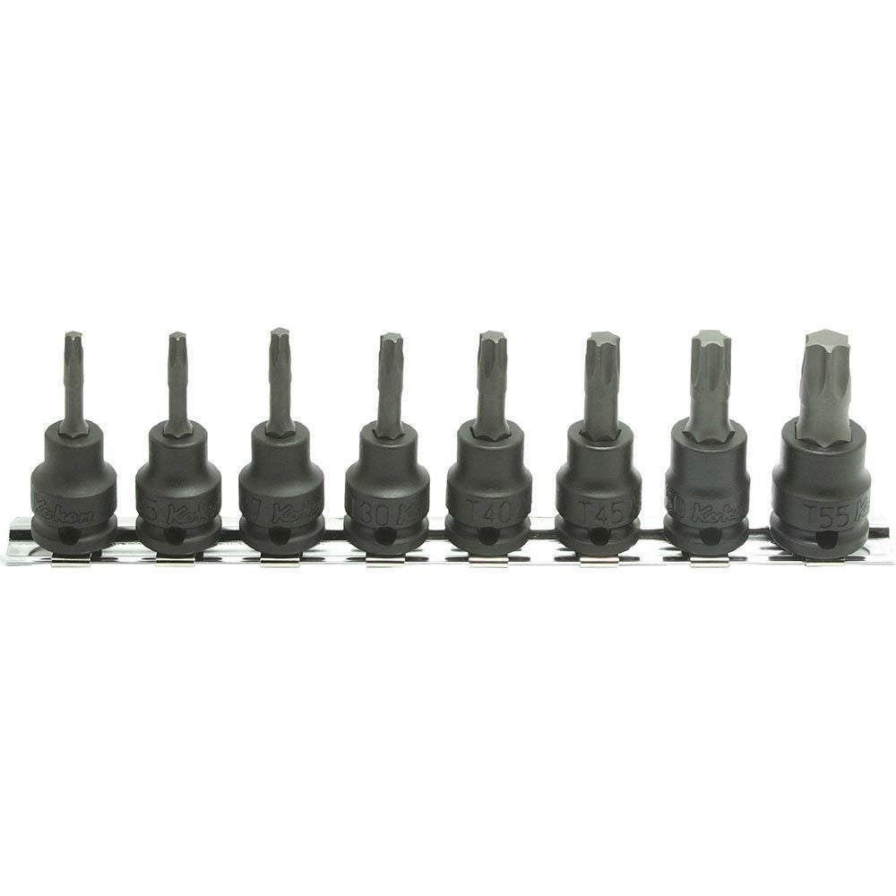 Ko-ken 3/8(9.5mm)SQ.インパクトトルクスビットソケットセット RS13025