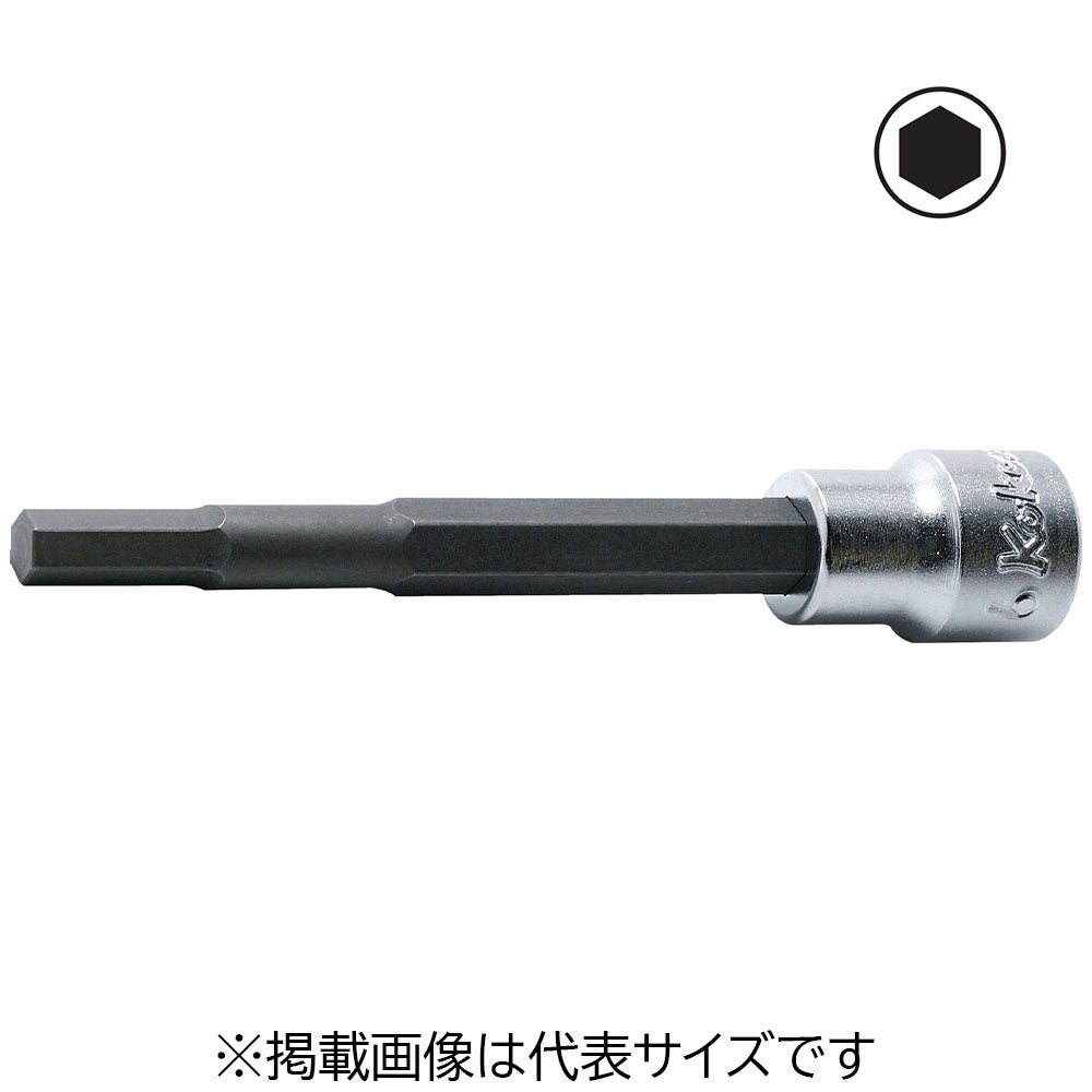 Ko-ken 3/8(9.5mm)SQ. ヘックスビットソケット 全長50mm 11/32 3010A