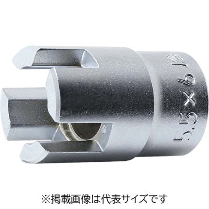 Ko-ken 3/8(9.5mm)SQ. 蝶ネジ用ソケット 5.5mmX6mm 3119-5.5X6