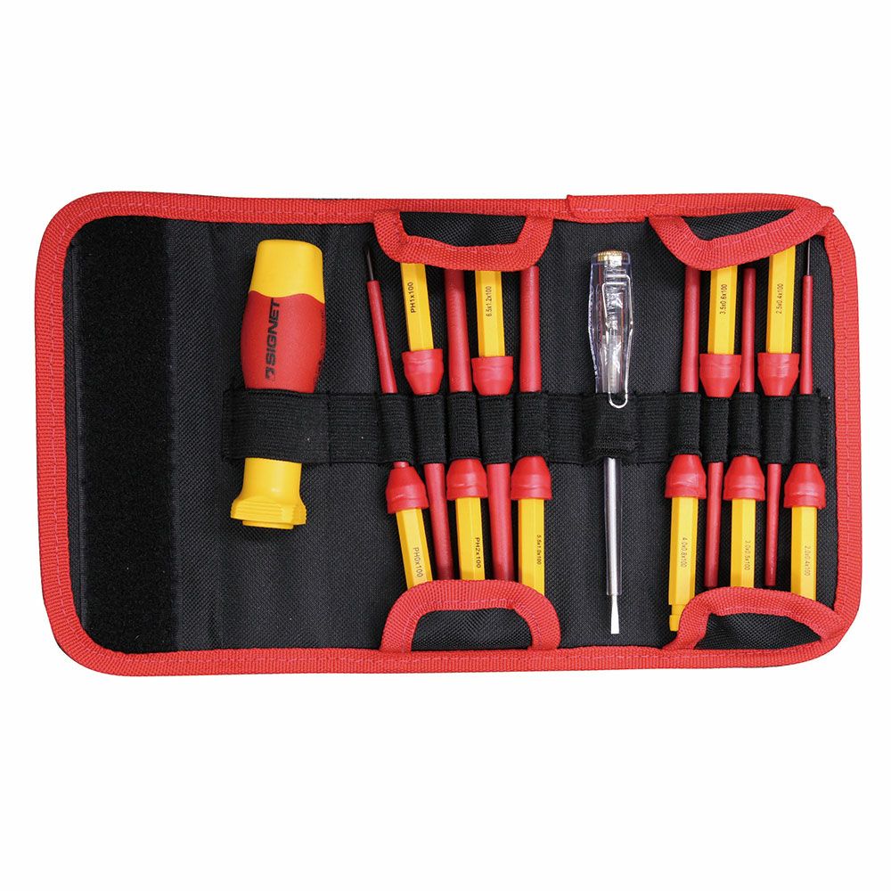 SIGNET 絶縁ドライバーセット 12PC E33212 シグネット | WORLD IMPORT