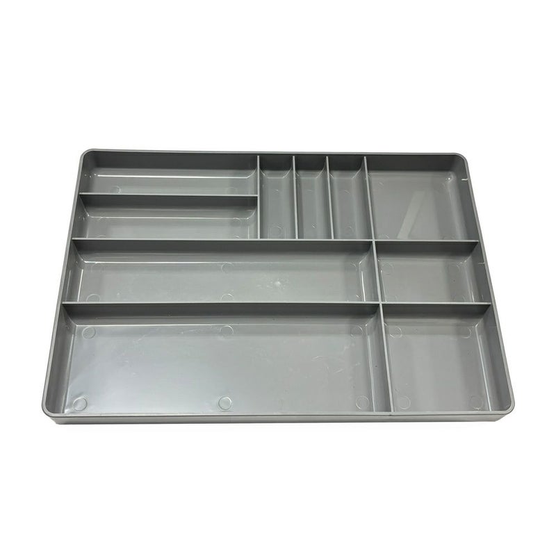 工具箱の引き出し整理にはもちろん、細かいパーツの洗浄にも使える WITオリジナルツールトレイ Lサイズ グレー