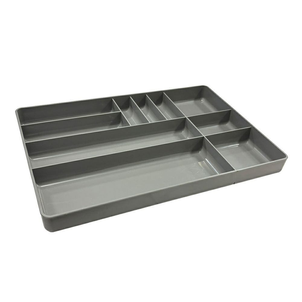 工具箱の引き出し整理にはもちろん、細かいパーツの洗浄にも使える WITオリジナルツールトレイ Lサイズ グレー