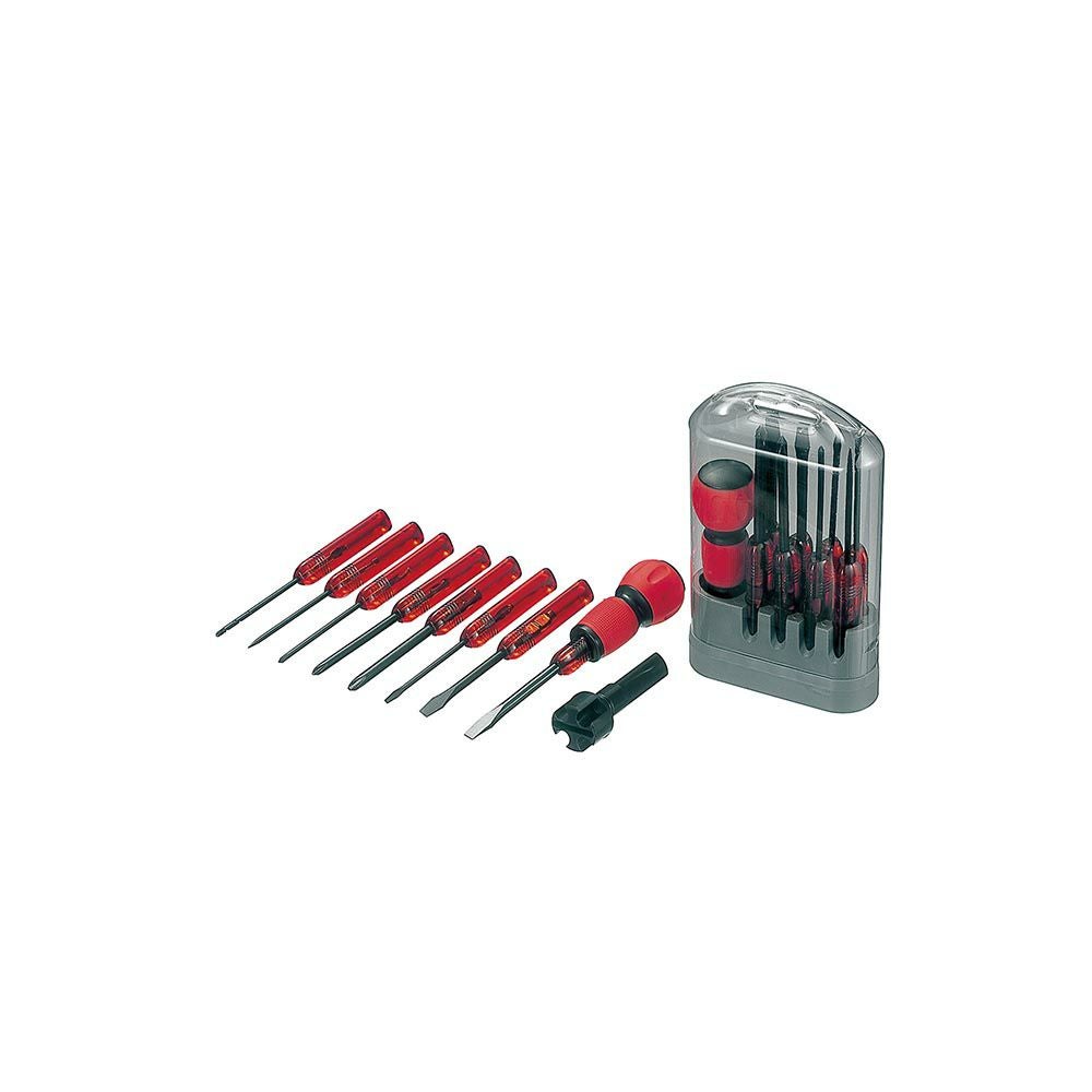 SNAP-ON コンビネーションソフトグリップドライバー10本セット ダーク