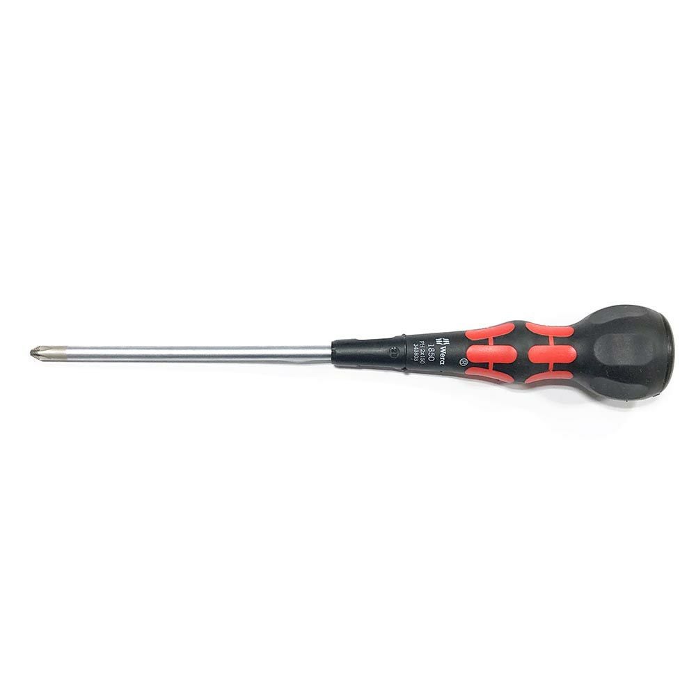 WERA ボールグリップ プラスドライバー レッド 1850PH-2x150 RED