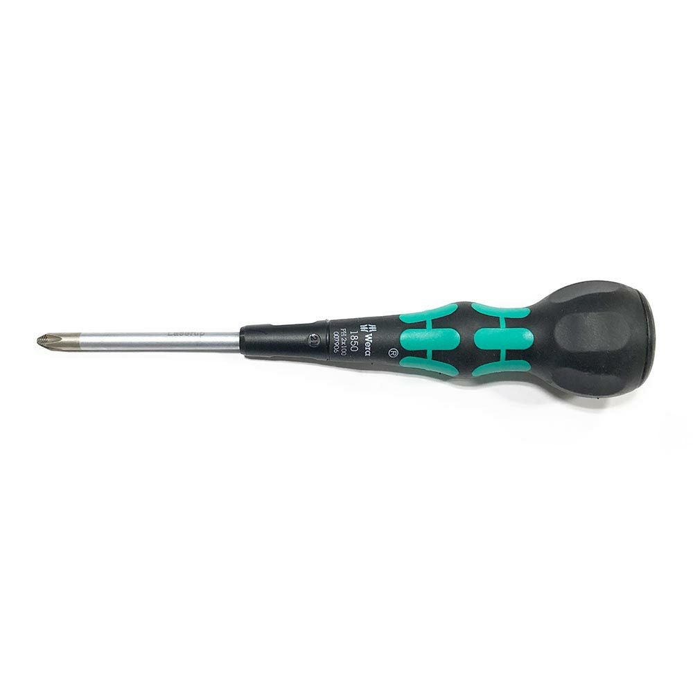 WERA ボールグリップ マイナスドライバー イエロー 1834 1.0x6.0x100
