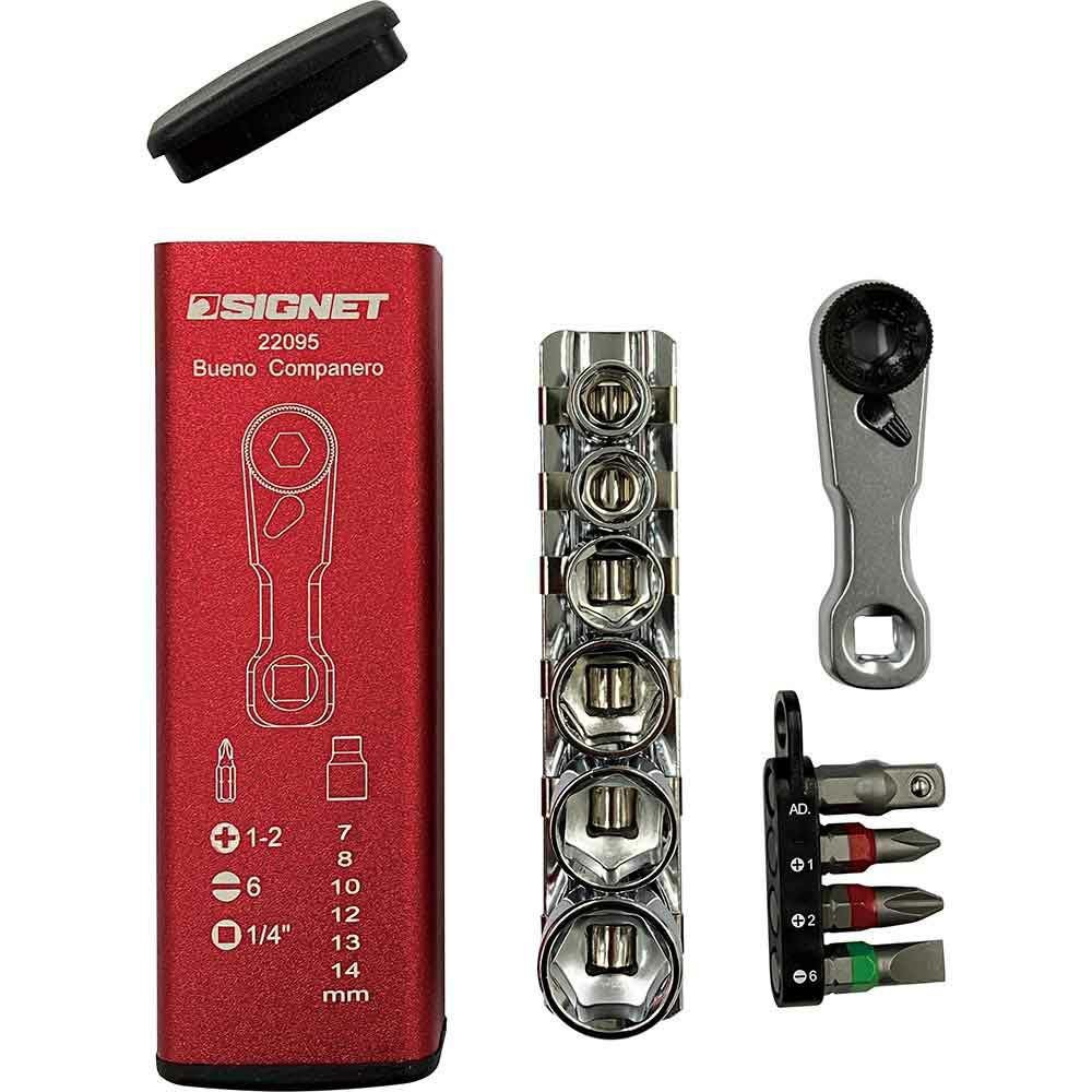 SIGNET ミニラチェセット レッド 22046 | WORLD IMPORT TOOLS