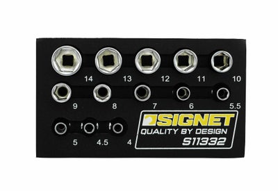 SNAP-ON 1/4dr 6角セミディープソケットセット ミリ 112TMMSY | WORLD
