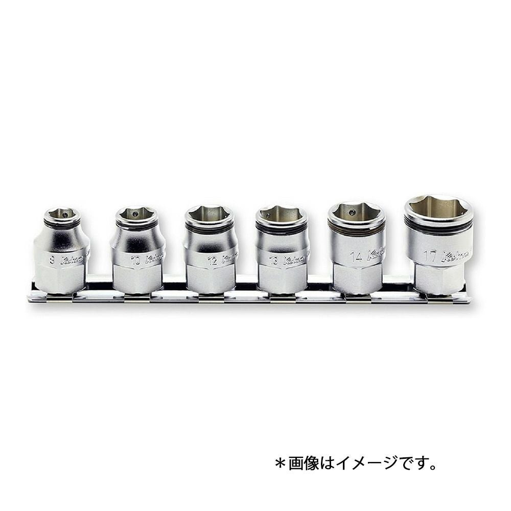 SNAP-ON 3/8dr シャローソケットセット メトリック 6ポイント 212FSMY