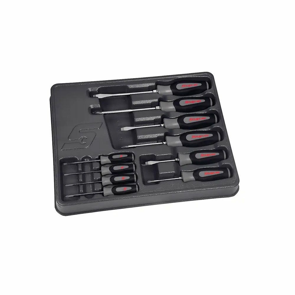 SNAP-ON コンビネーションソフトグリップドライバー10本セット ダーク