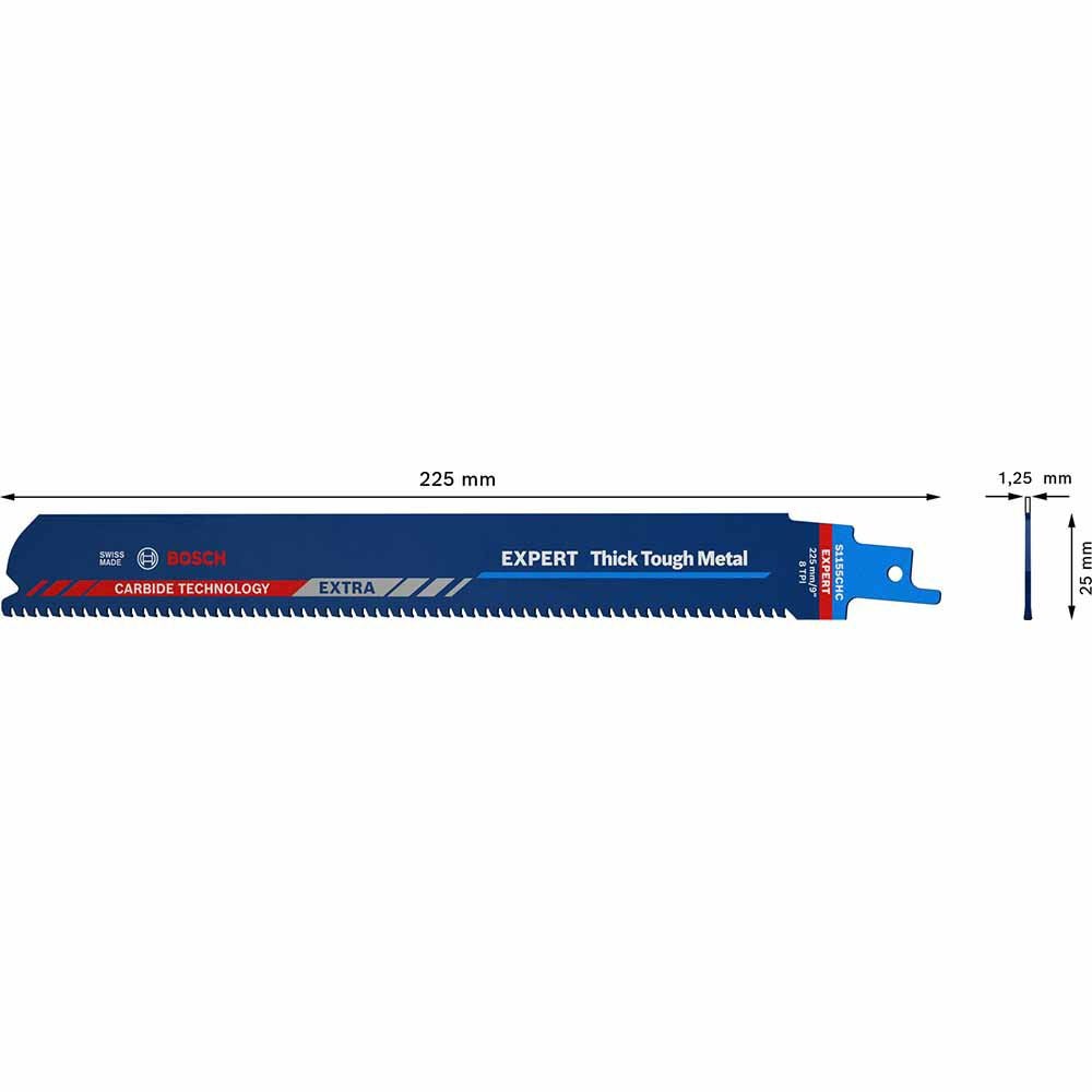 BOSCH セーバーソーブレード S1255CHC 1本入り | WORLD IMPORT TOOLS