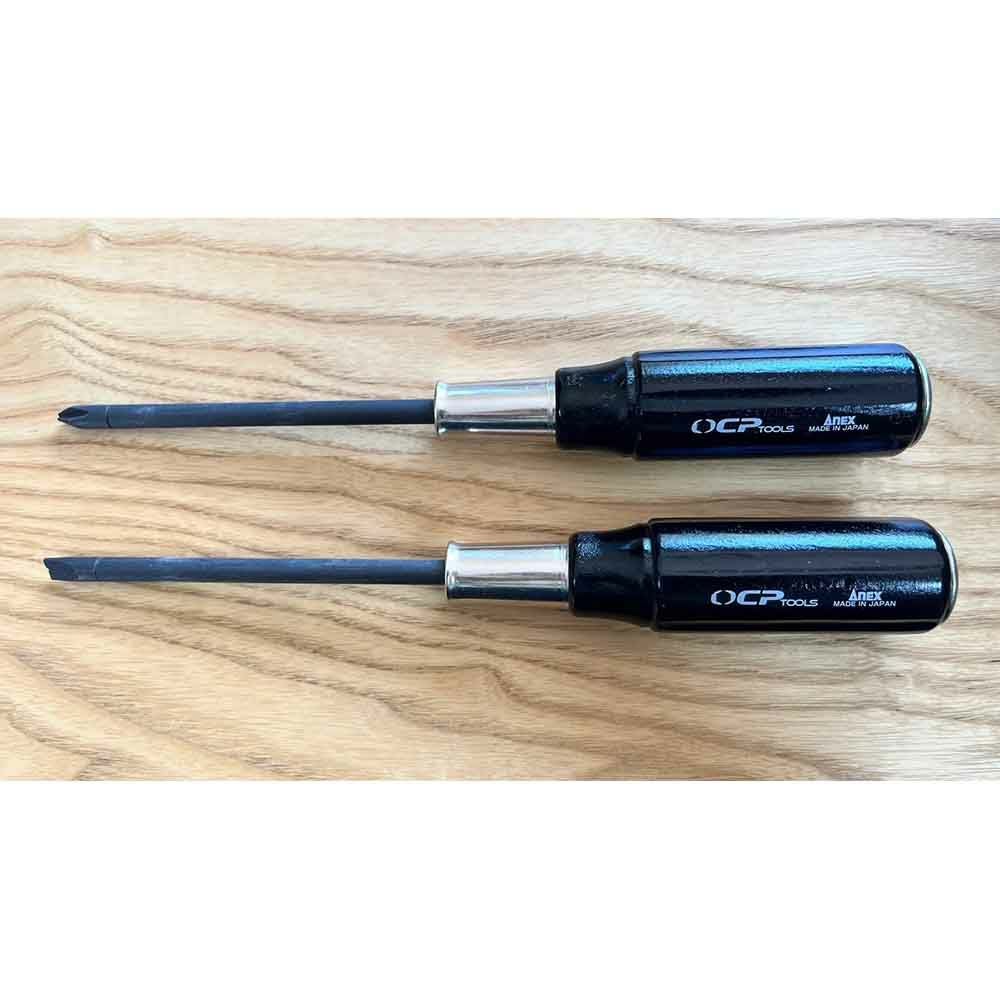 OCPTOOLS 木柄貫通ドライバー 2本セット (2x100/6x100) | WORLD IMPORT