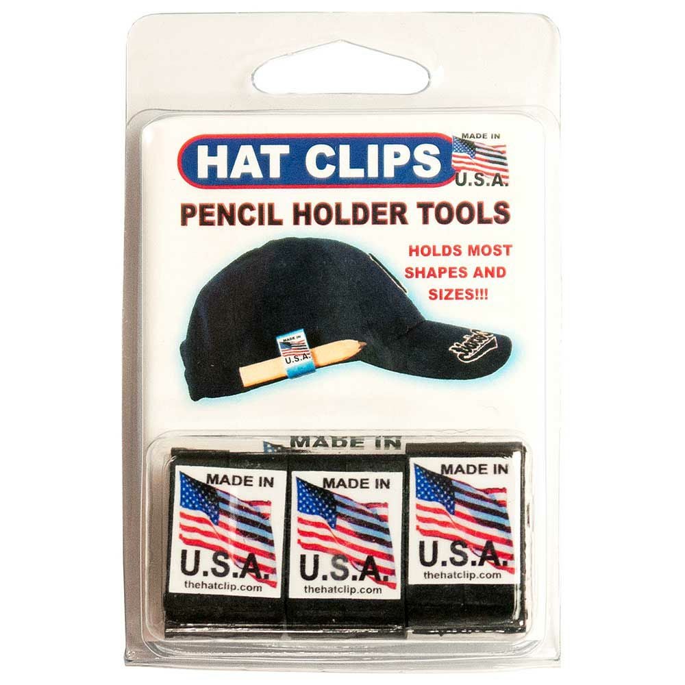 ハットクリップ　ハンドメイド　317 HAT CLIPS 3pcsハットクリップ ブラック HC-3BK | WORLD IMPORT TOOLS