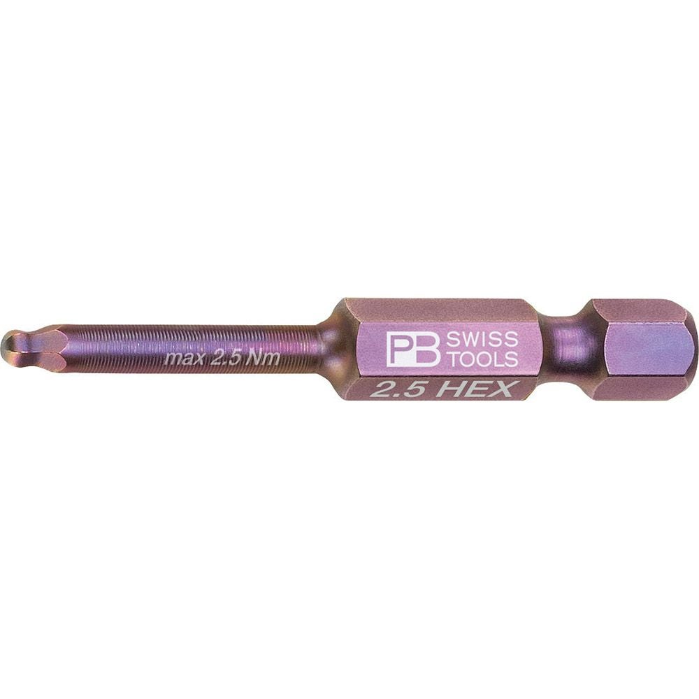 PB SWISS TOOLS E6.212/6 ボールポイントビット 6mm 六角穴用 | WORLD
