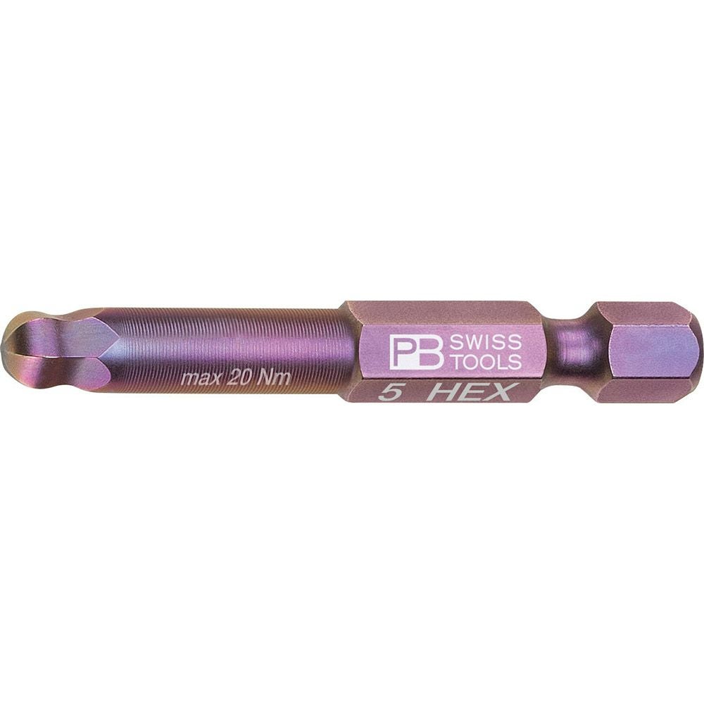 PB SWISS TOOLS E6.212/6 ボールポイントビット 6mm 六角穴用 | WORLD