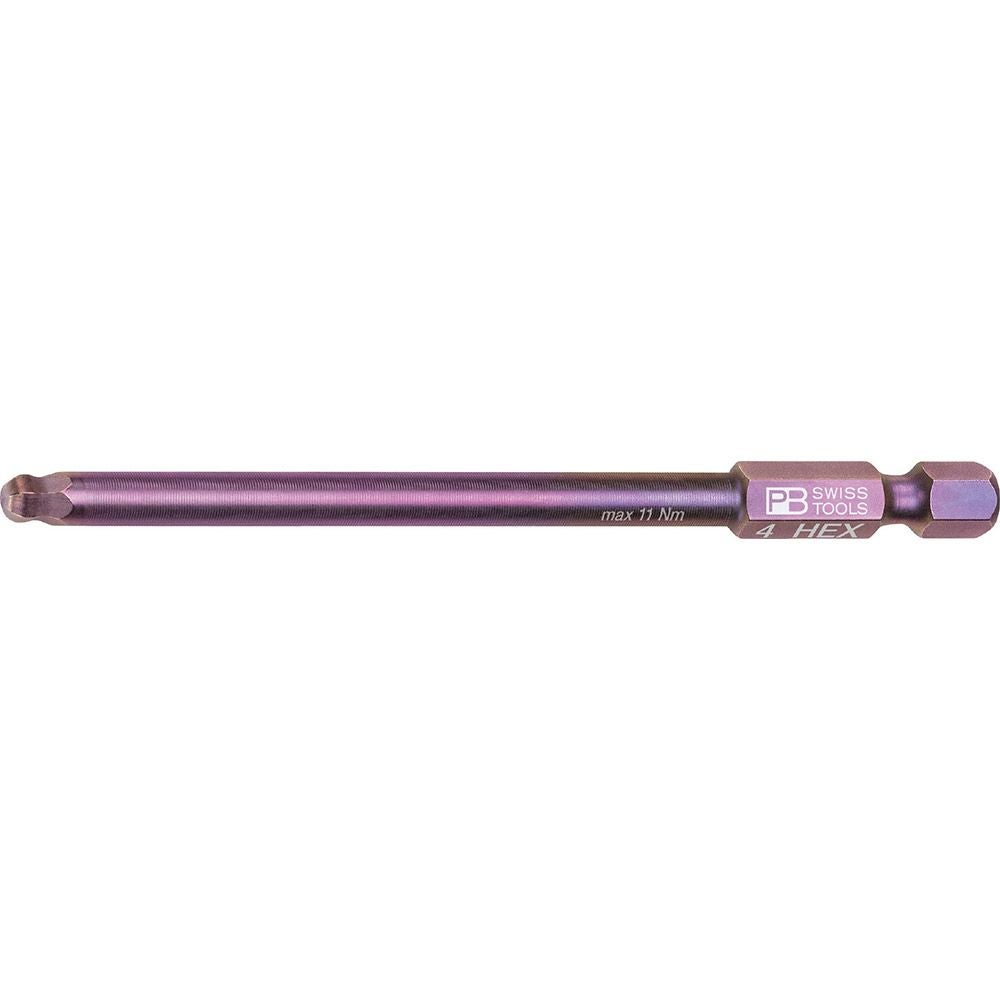 PB SWISS TOOLS E6L.212/4 ボールポイントビットロング 4mm 六角