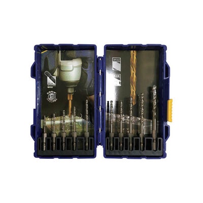 IRWIN IR91000 KIT ステンレス用六角軸ドリルビット10本セット 