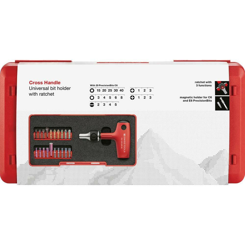 PB swiss tools クロスハンドルラチェット式ドライバー 1255 PB swiss tools クロスハンドルラチェット式ドライバー 1255