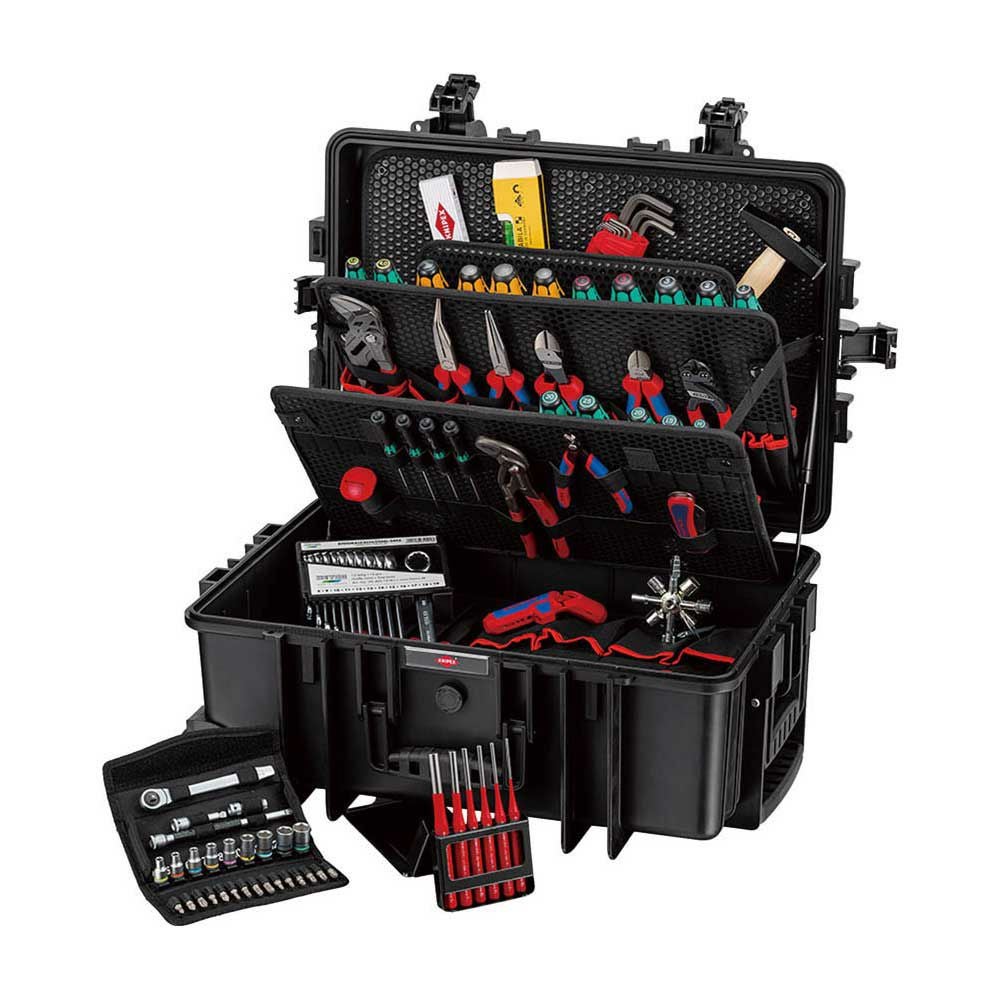 クニペックス KNIPEX工具セット 002102EL 電工技師用ツールセット 1セット KNIPEX(クニペックス