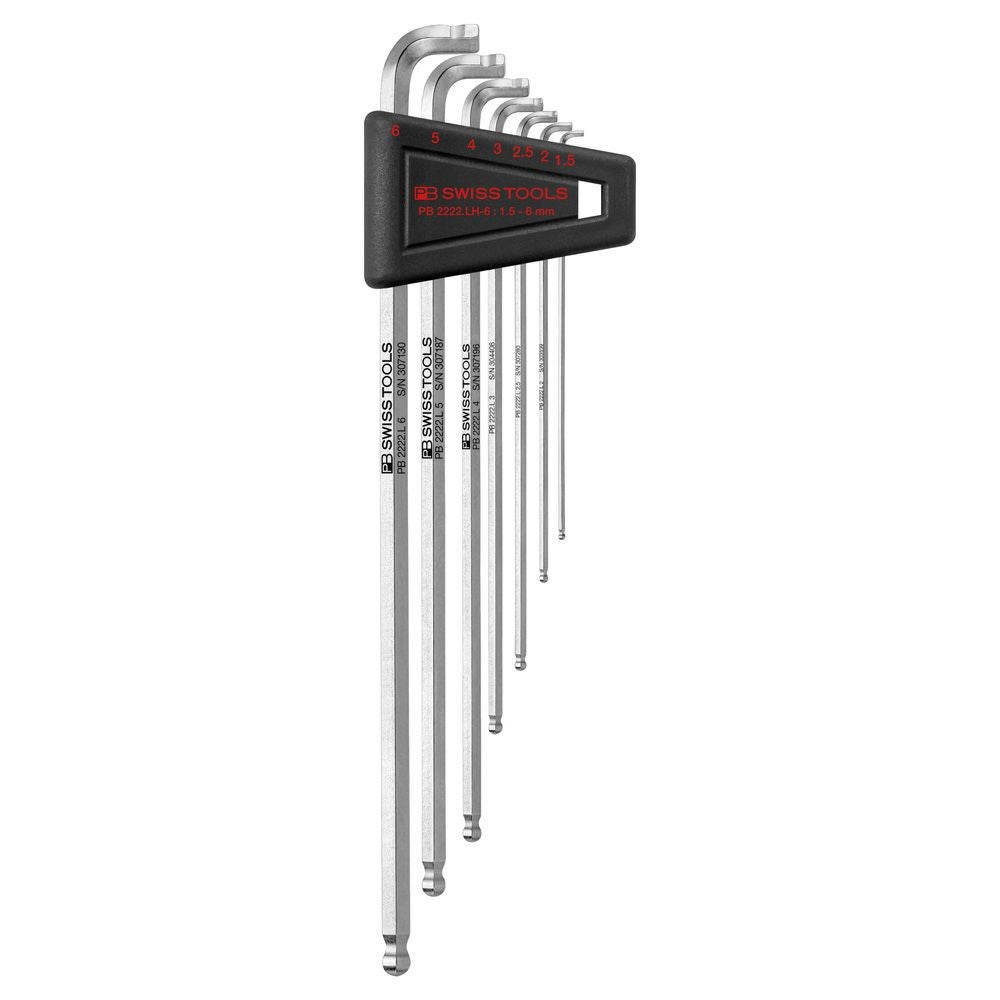 PB SWISS TOOLS ローレット入六角レンチセット パックなし 3212.LH-6