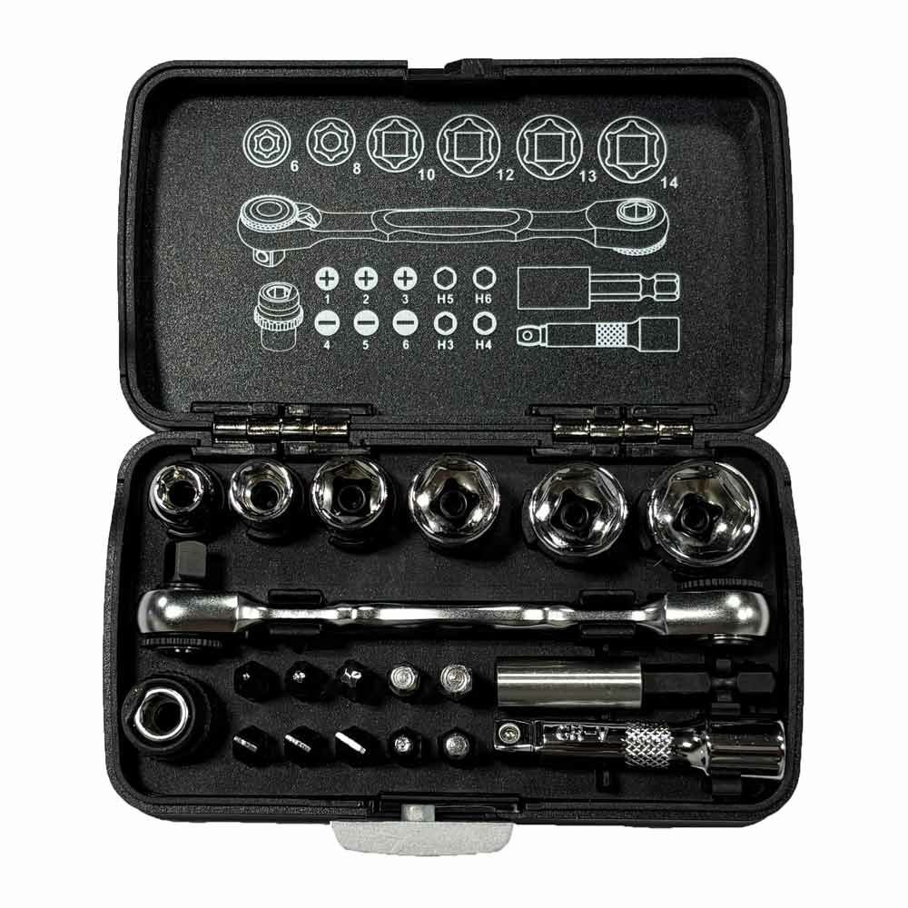 SIGNET 1/4DR 13PCS ショートビットソケット ミニラチェセット 28274
