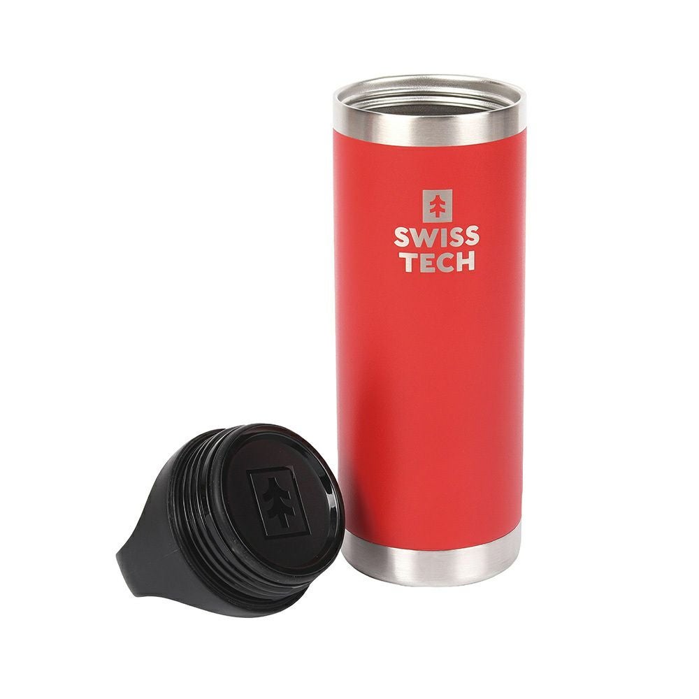 SWISS TECH ステンレスボトル レッド 赤色 532ml ST075001 | WORLD