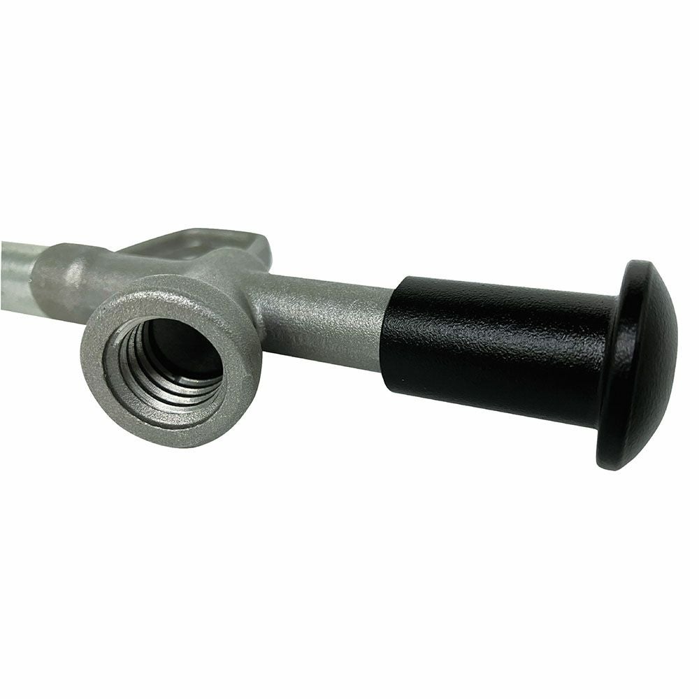 片手でラクに扱えるミニサイズのグリスガン。気密性が高く、グリースを最後まで無駄なく使い切れます。