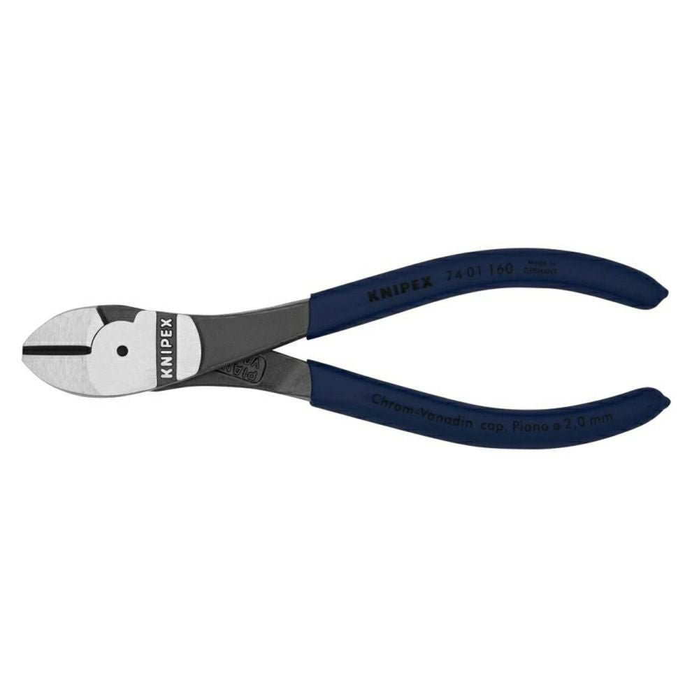 ステッパー 限定色】KNIPEX 強力型斜ニッパー スティールブルー 7401-160B01