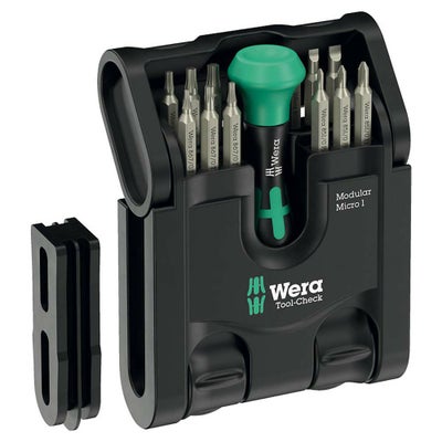 WERA 051061 1/4HEX ビットラチェットドライバーセット 15PCS