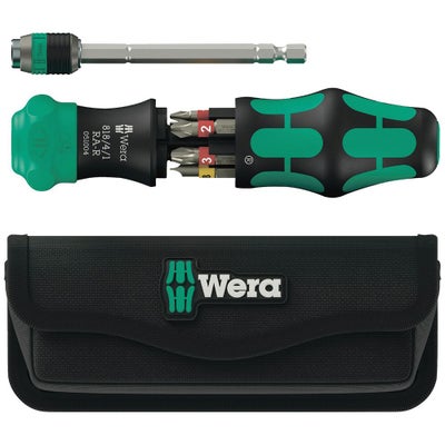 WERA 051061 1/4HEX ビットラチェットドライバーセット 15PCS
