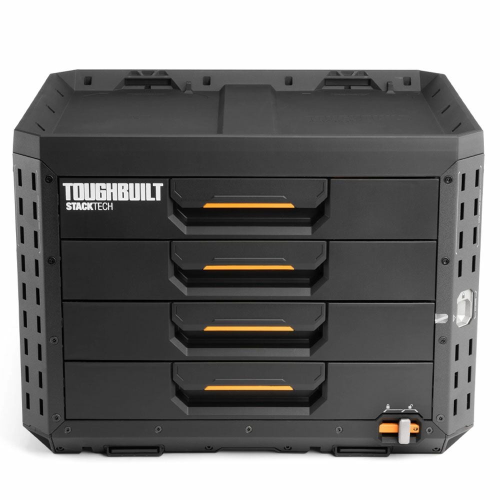 TOUGHBUILT STACK TECH 4段ドロワーボックス (サイドロック) TB-B1-D