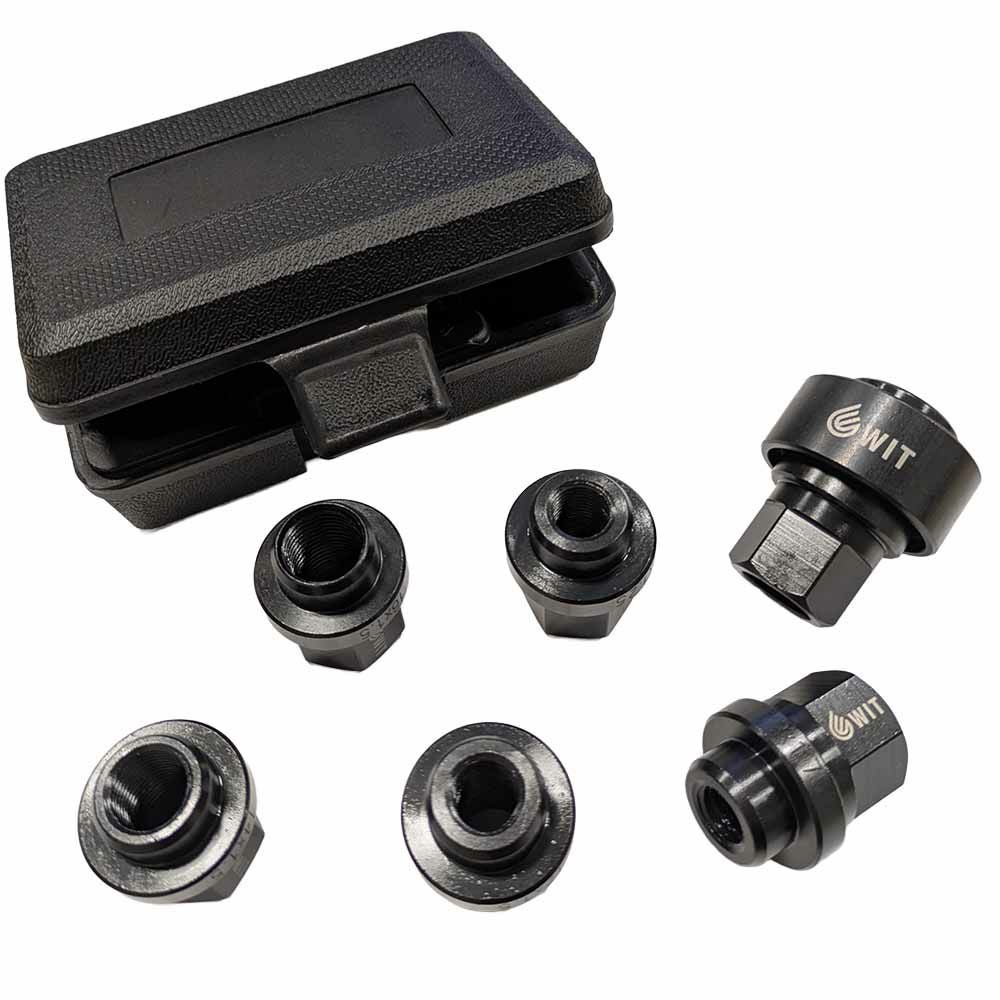 ラチェットやインパクトで簡単・確実にハブボルトを圧入できる専用工具