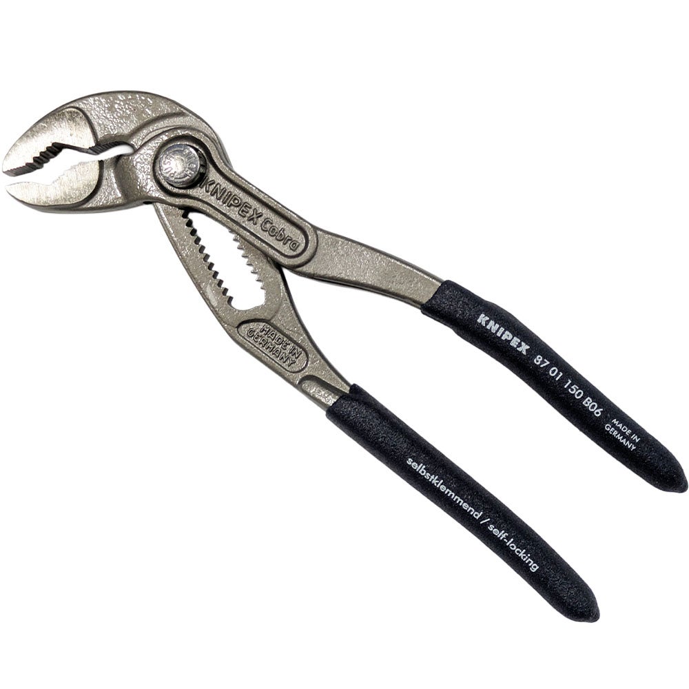 数量限定販売】KNIPEX ウォーターポンププライヤー コブラ 150mm