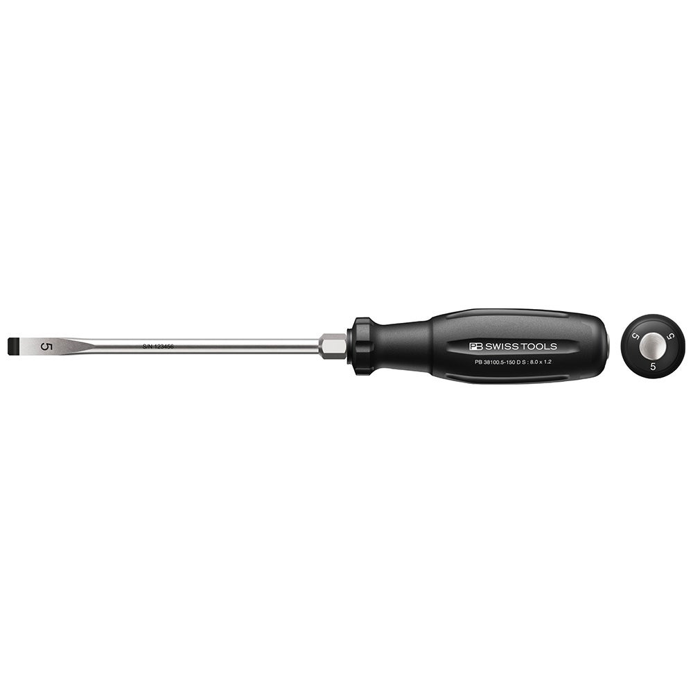 PB SWISS TOOLS スイスグリップ 貫通マイナスドライバー 8102.DN-4-100