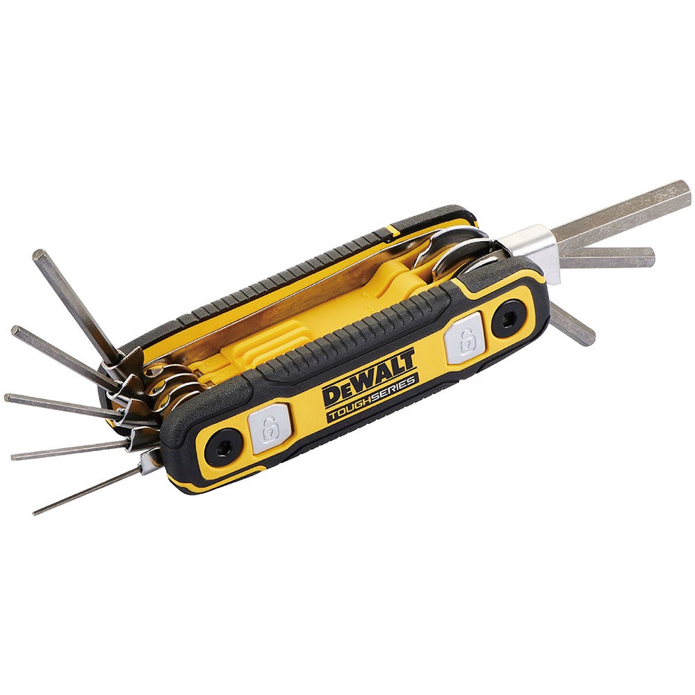 DEWALT タフシリーズﾞ 折りたたみ式六角レンチセット DWHT70267