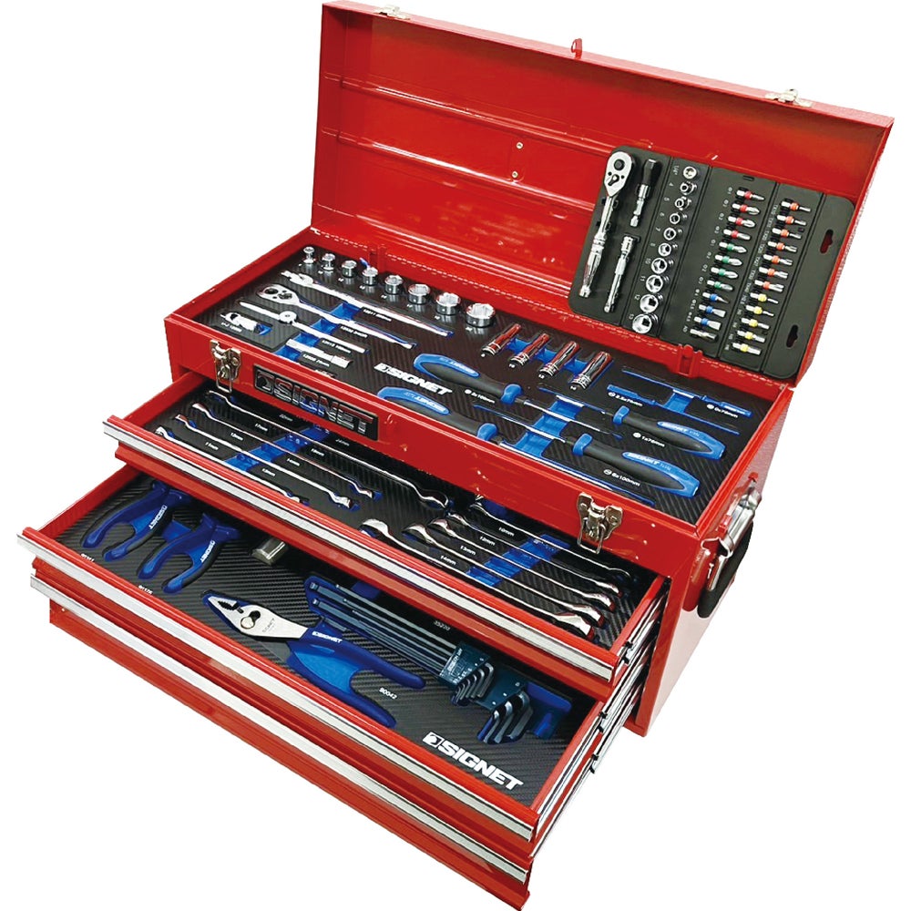 SIGNET 9.5SQ 75PC メカニックツールセット マットブラック 800S