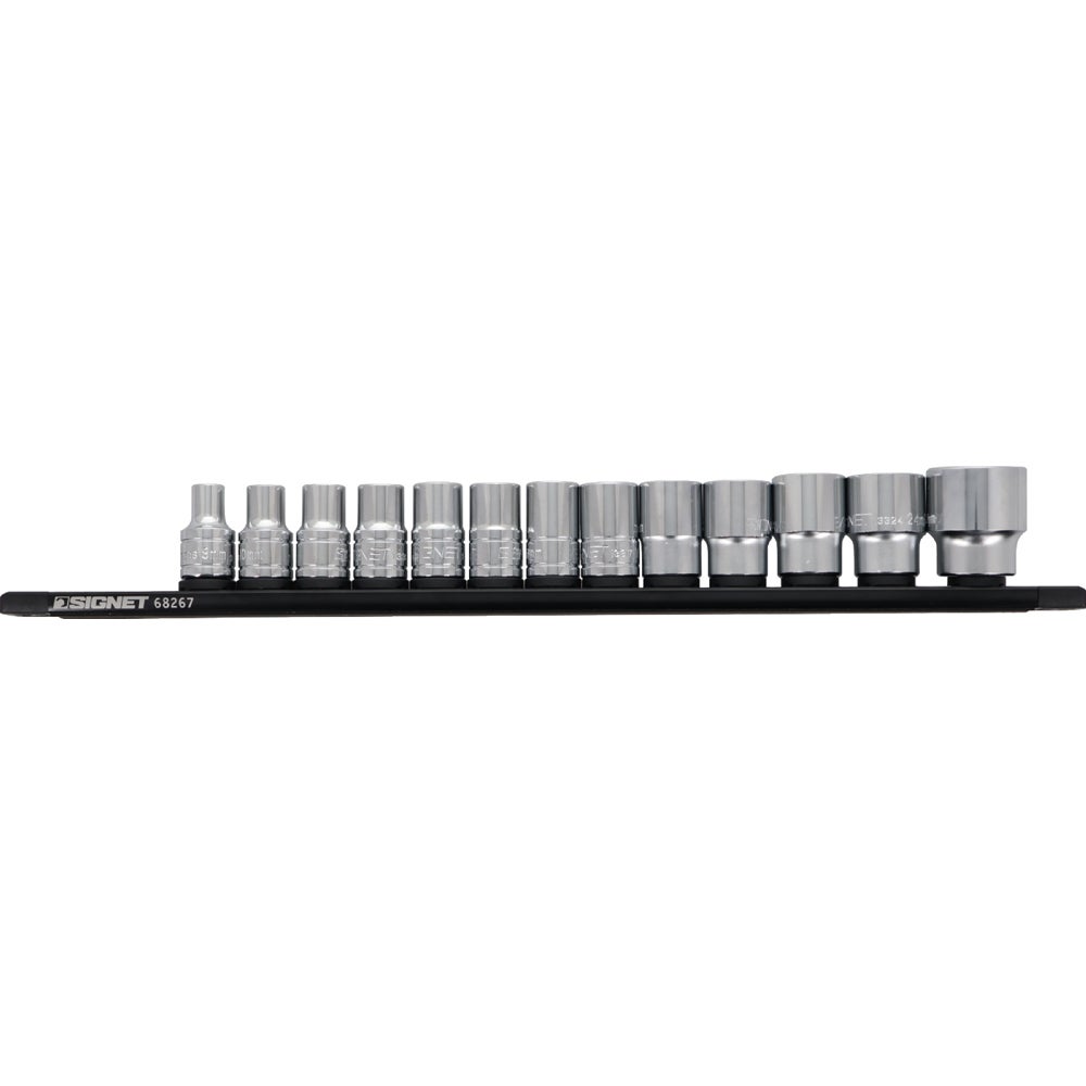 SIGNET 1/2DR 13本組ソケットセット スピンロックレール 13337 | WORLD